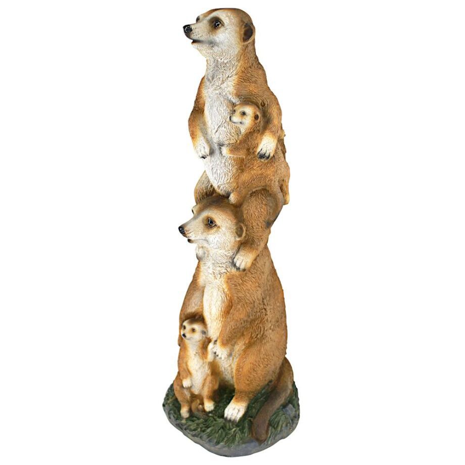 Meerkat Generations Garden Statue