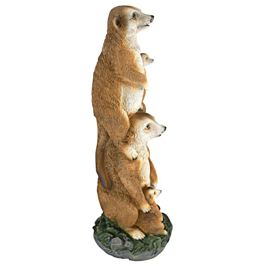 Meerkat Generations Garden Statue