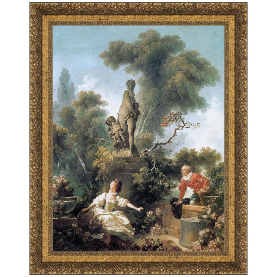 The Meeting Framed Canvas Replica Painting: Small DA3091