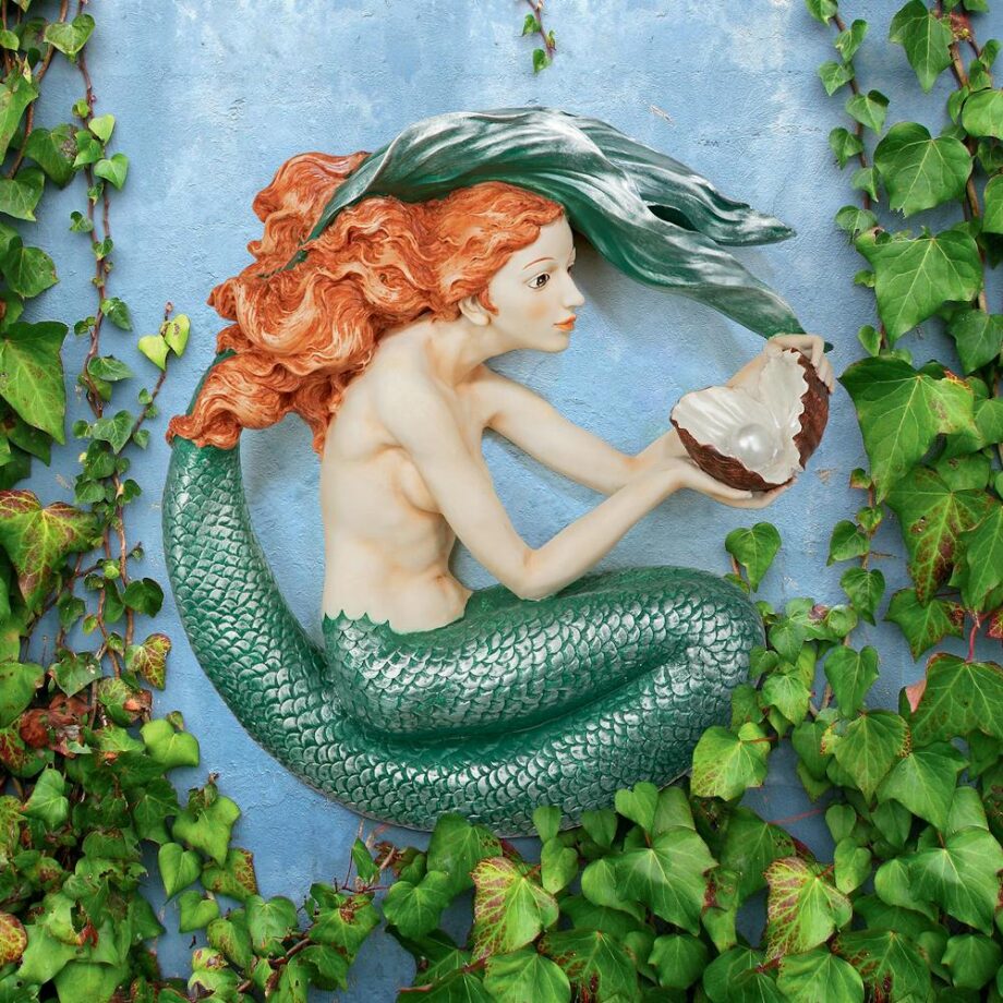 Misty Mae, Siren of the Sea Mermaid Wall Sculpture KY54132