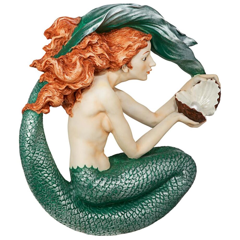 Misty Mae, Siren of the Sea Mermaid Wall Sculpture