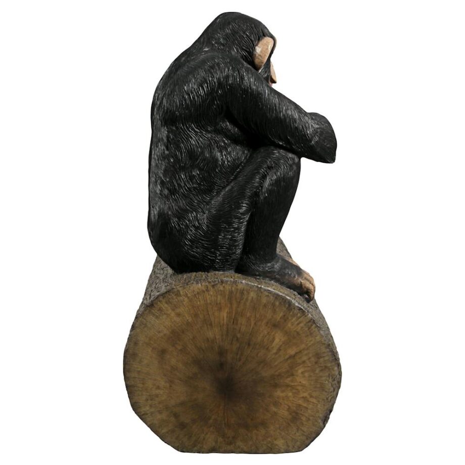 Monkey See Monkey Do Chimpanzee Photo Op Sculptural Bench