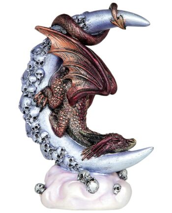 Medieval Moonbeam Dragon Statue JQ12623