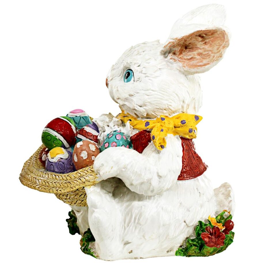 Mortimer the Bunny and his Easter Eggs Rabbit Statue