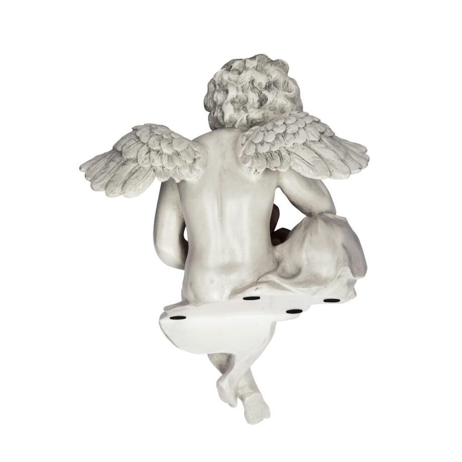 Mourning Mortality Sitting Cherub Sculpture