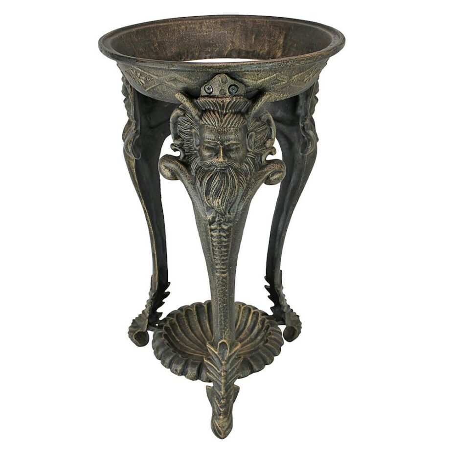 Mythological Greek Satyr Cast Iron Walking Stick/Umbrella Stand