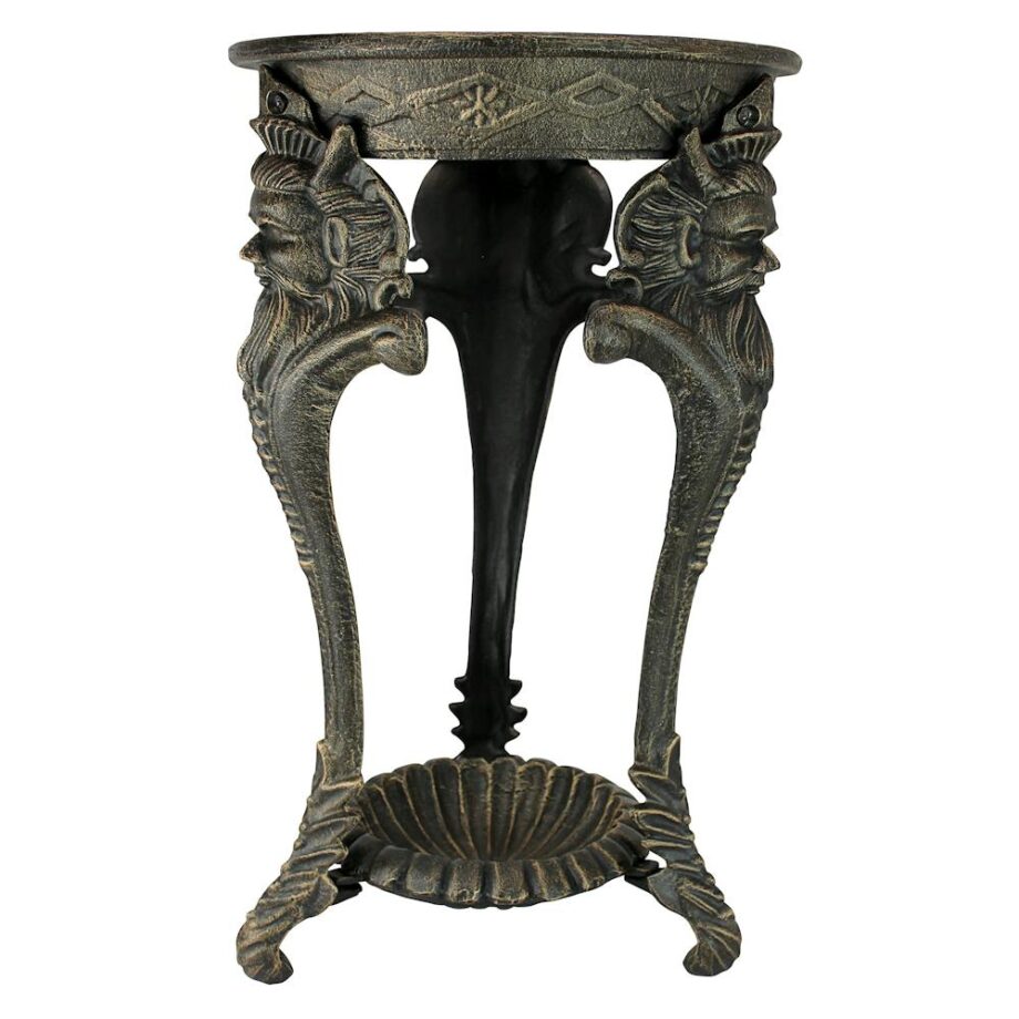 Mythological Greek Satyr Cast Iron Walking Stick/Umbrella Stand