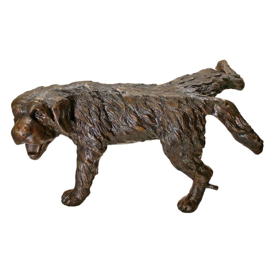 Naughty Puppy, Peeing Dog Cast Bronze Garden Statue AS23939