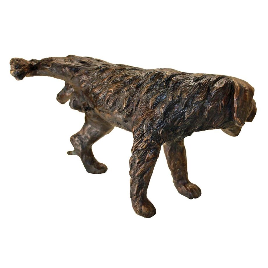 Naughty Puppy, Peeing Dog Cast Bronze Garden Statue