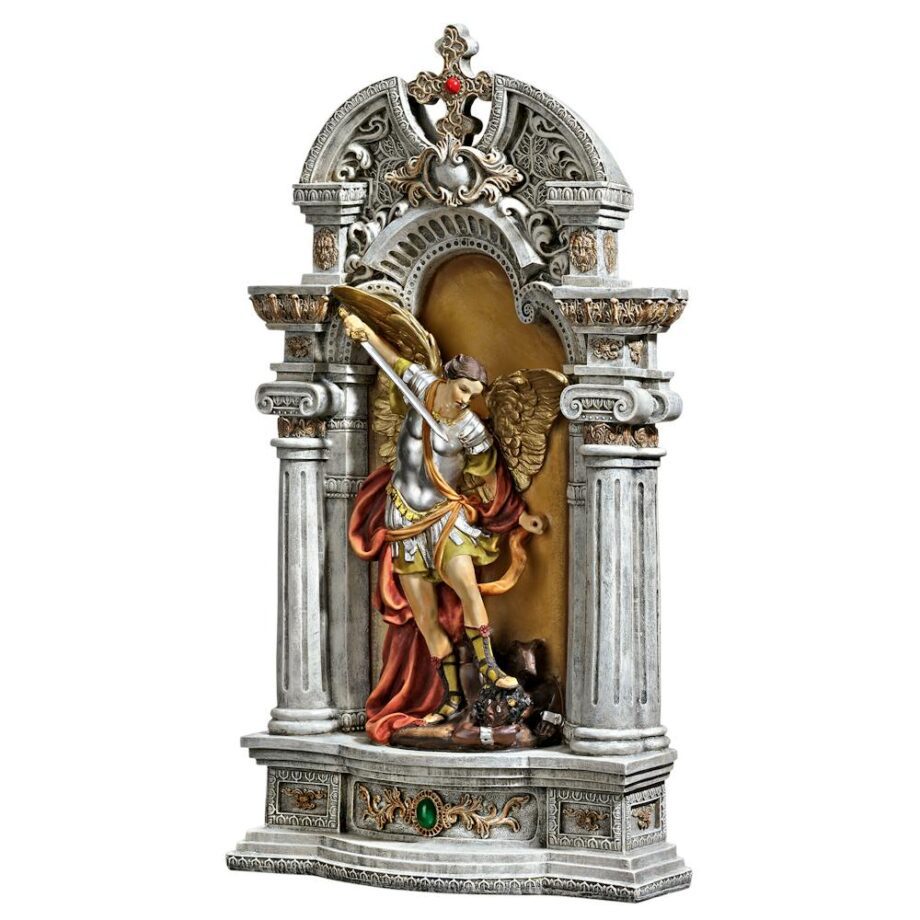 The Niche of Saint Michael the Archangel Statue