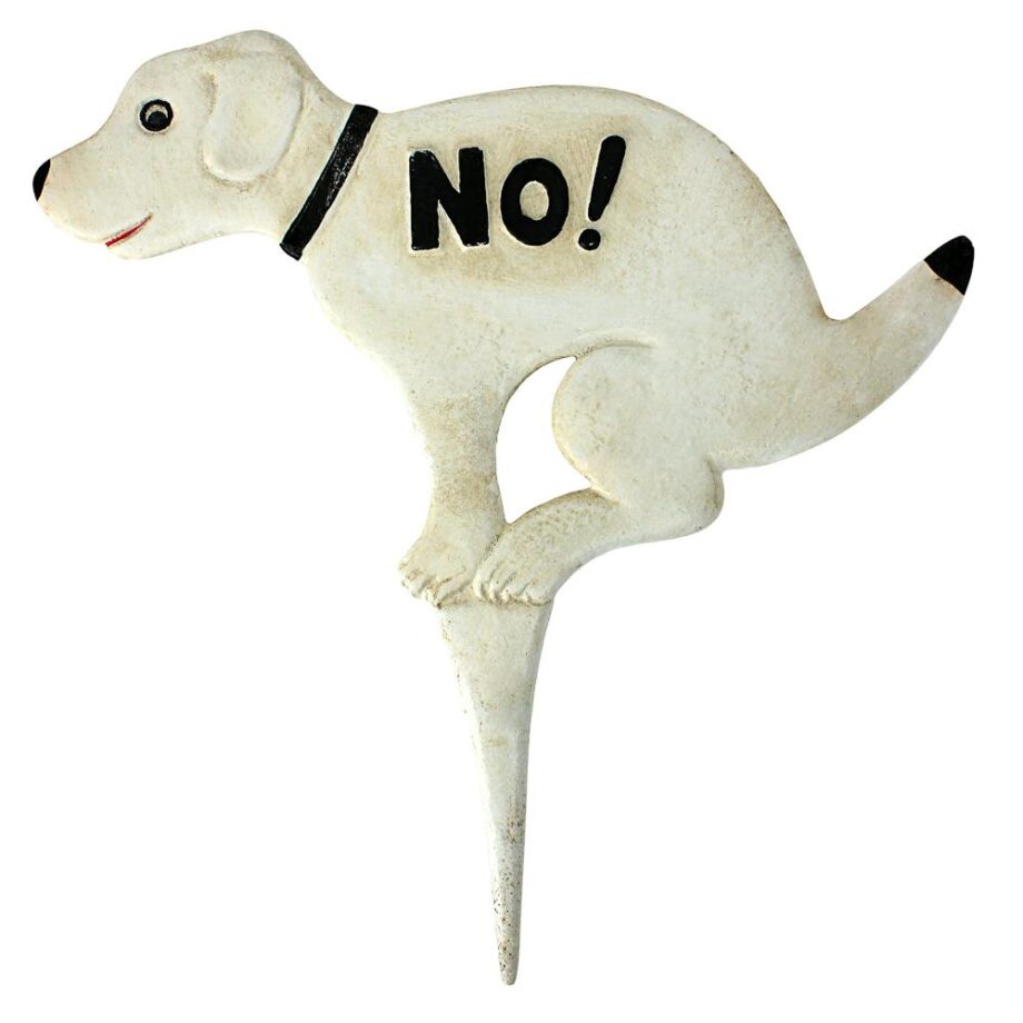 No Pausing Pooch Lawn Stake Sign: Medium