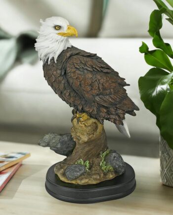 Noble Strength Bald Eagle Statue QS316