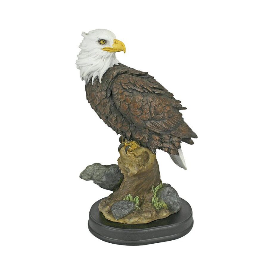 Noble Strength Bald Eagle Statue