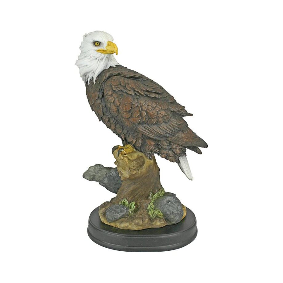 Noble Strength Bald Eagle Statue