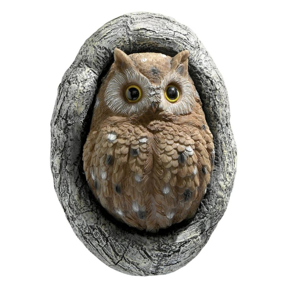 Octavius Knothole Owl Tree Sculpture: Each