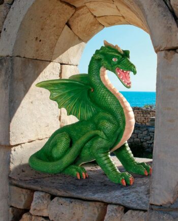 Ormarr Dragon, Monster of the Drawbridge Moat Statue QM2939800