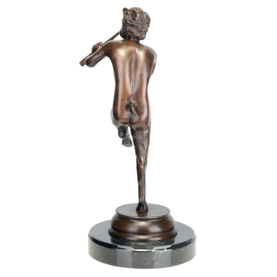 Pan, Greek God of the Forest Bronze Statue: Medium