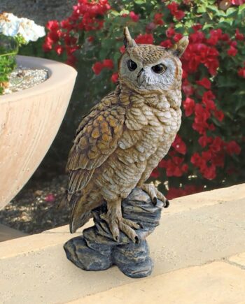 Perching Forest Owl Statue QM2334000