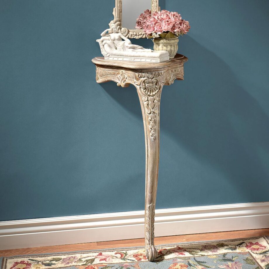 Petite Louis XV Style Wall Mount Console Table AF57625