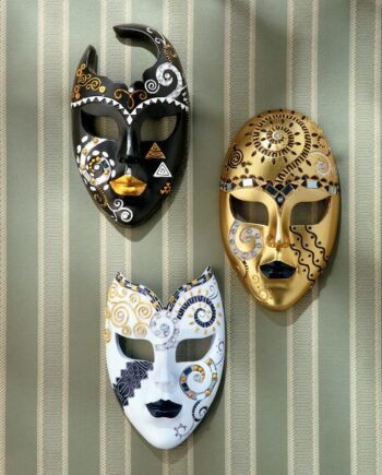 Petite Mardi Gras Carnivale Mask Wall Sculpture Collection QL910428