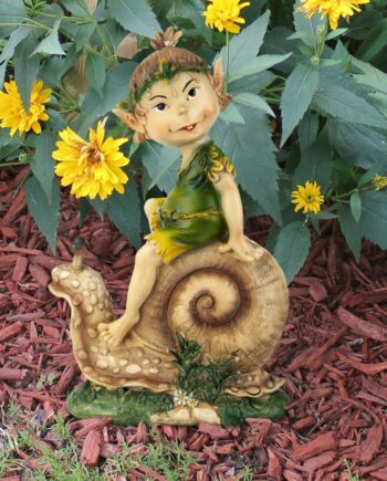 Pixie Pete Elfin Gnome Garden Statue QM414001