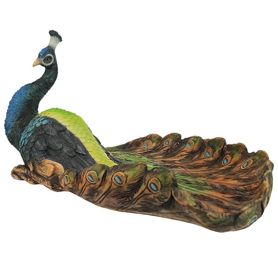 The Pleasing Peacock Sculptural Dish