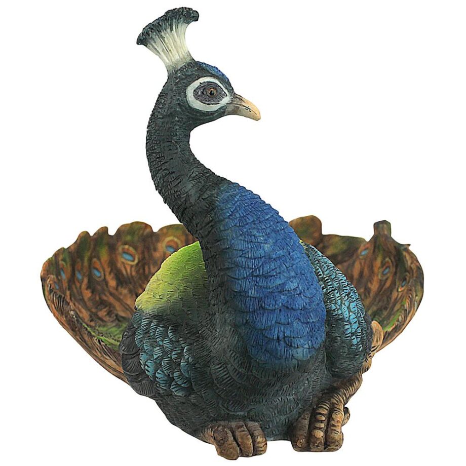 The Pleasing Peacock Sculptural Dish