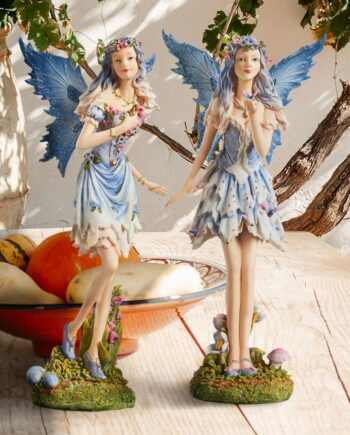 Poppy and Meadow the Windforest Fairies Statue Collection: Set of Two QS923234