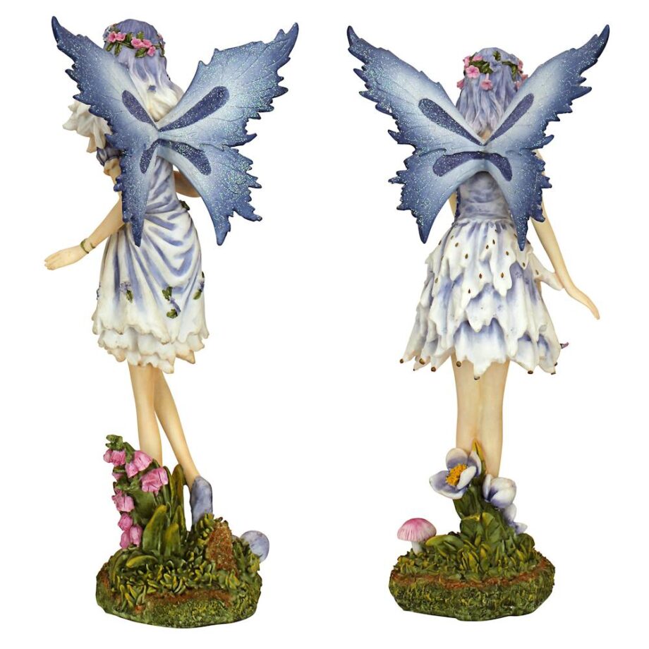 Poppy and Meadow the Windforest Fairies Statue Collection: Set of Two