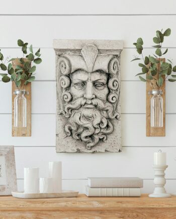 Poseidon, Greek God of the Sea Wall Sculpture DS201471