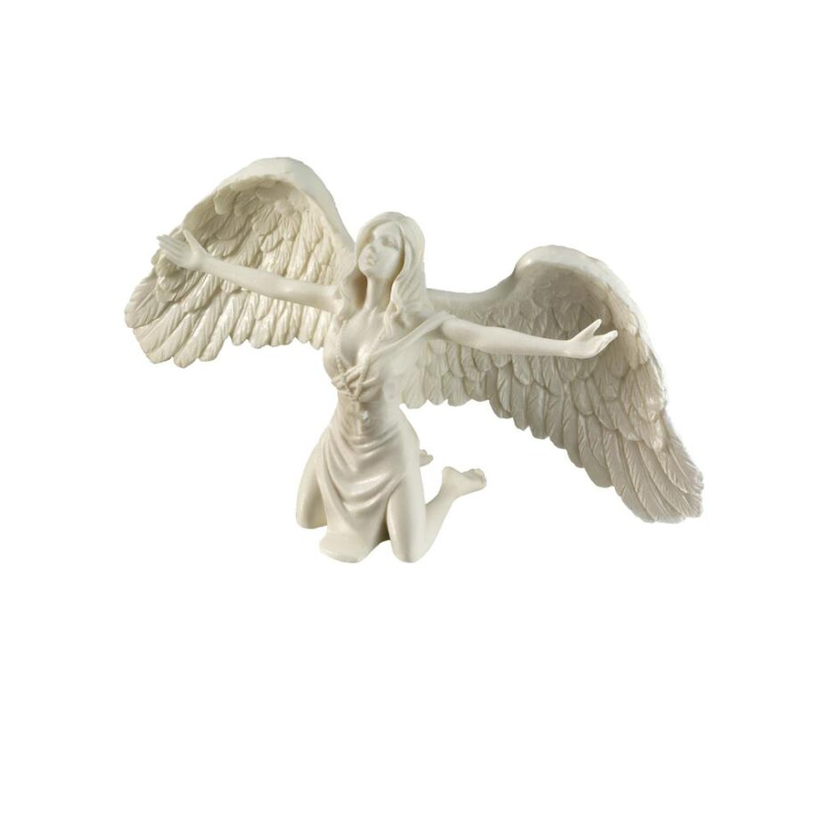 Pray for Peace Bonded Marble Angel Statue