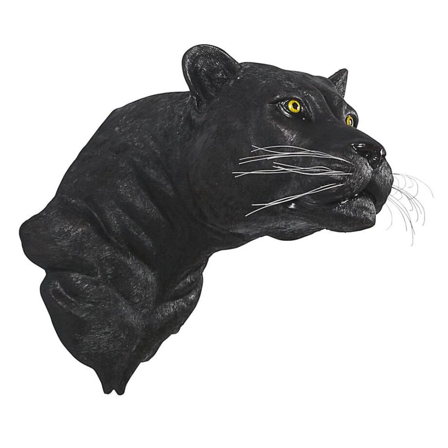 Shadow Predator Black Panther Wall Sculpture