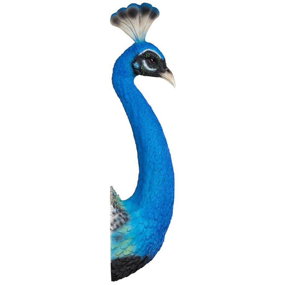 Prized Peacock Trophy Wall Sculpture