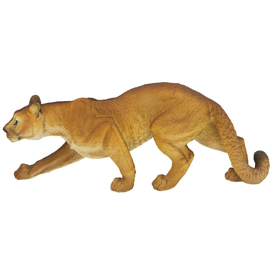 Prowling American Mountain Cougar Statue