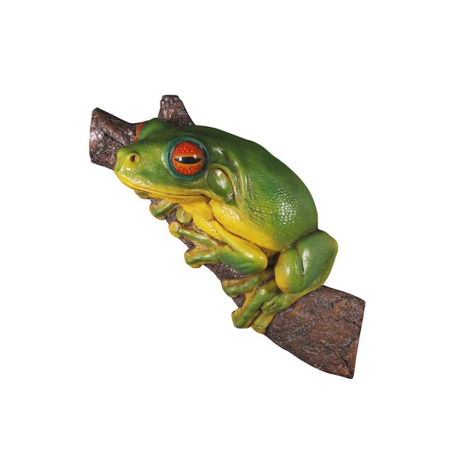 Red-Eyed Tree Frog Garden Statue