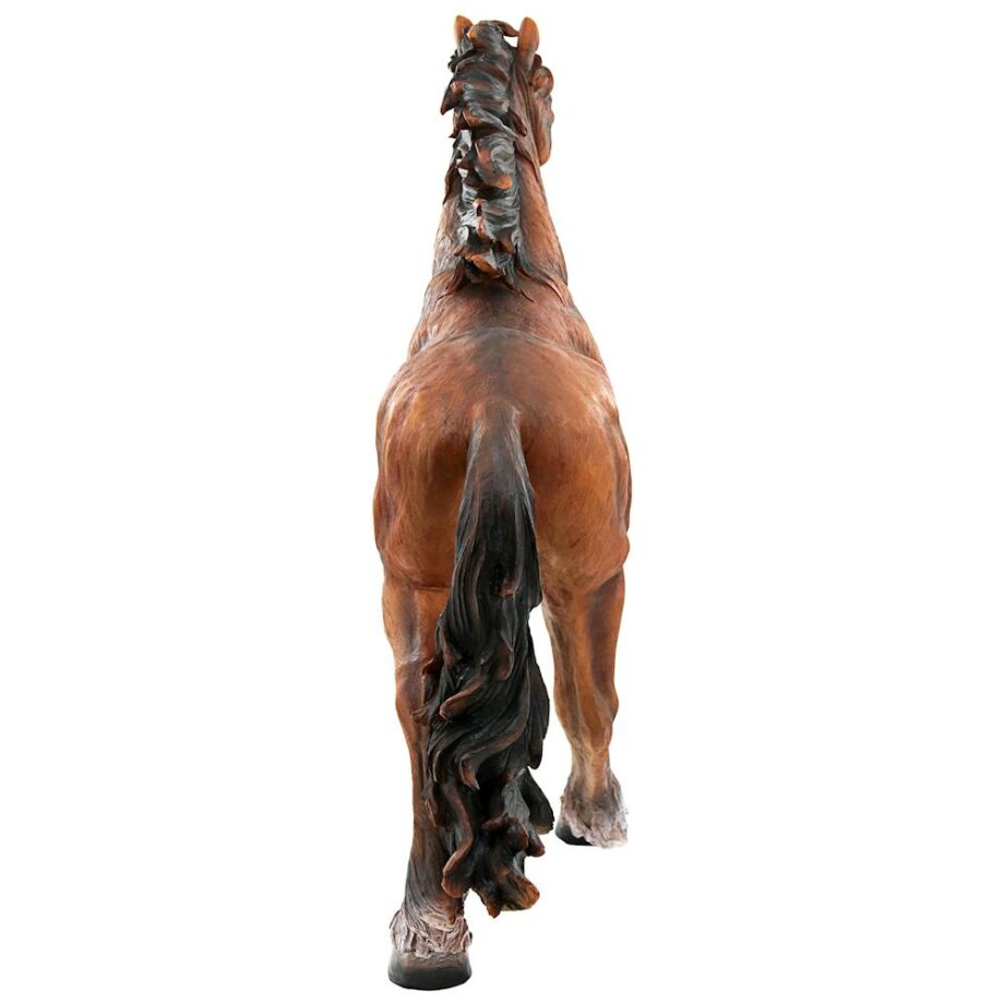 Unbridled Running Wild Mustang Horse Statue