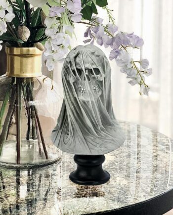 Samhain's Veiled Maiden of Death Bust Statue CL7657