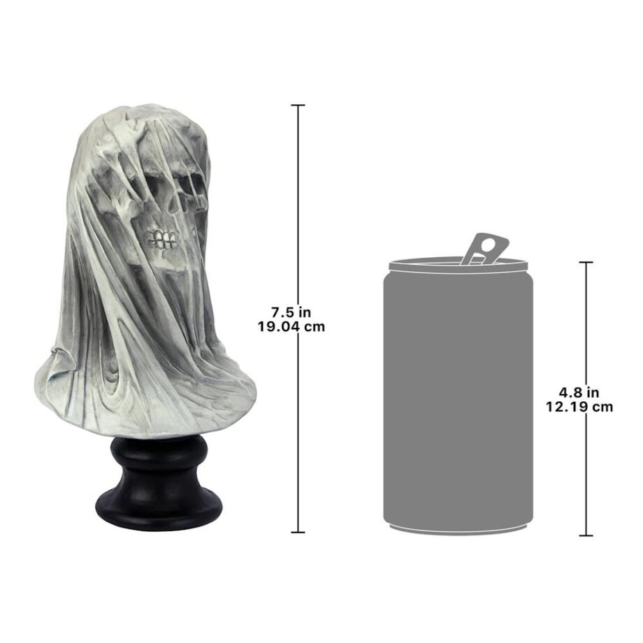 Samhain's Veiled Maiden of Death Bust Statue