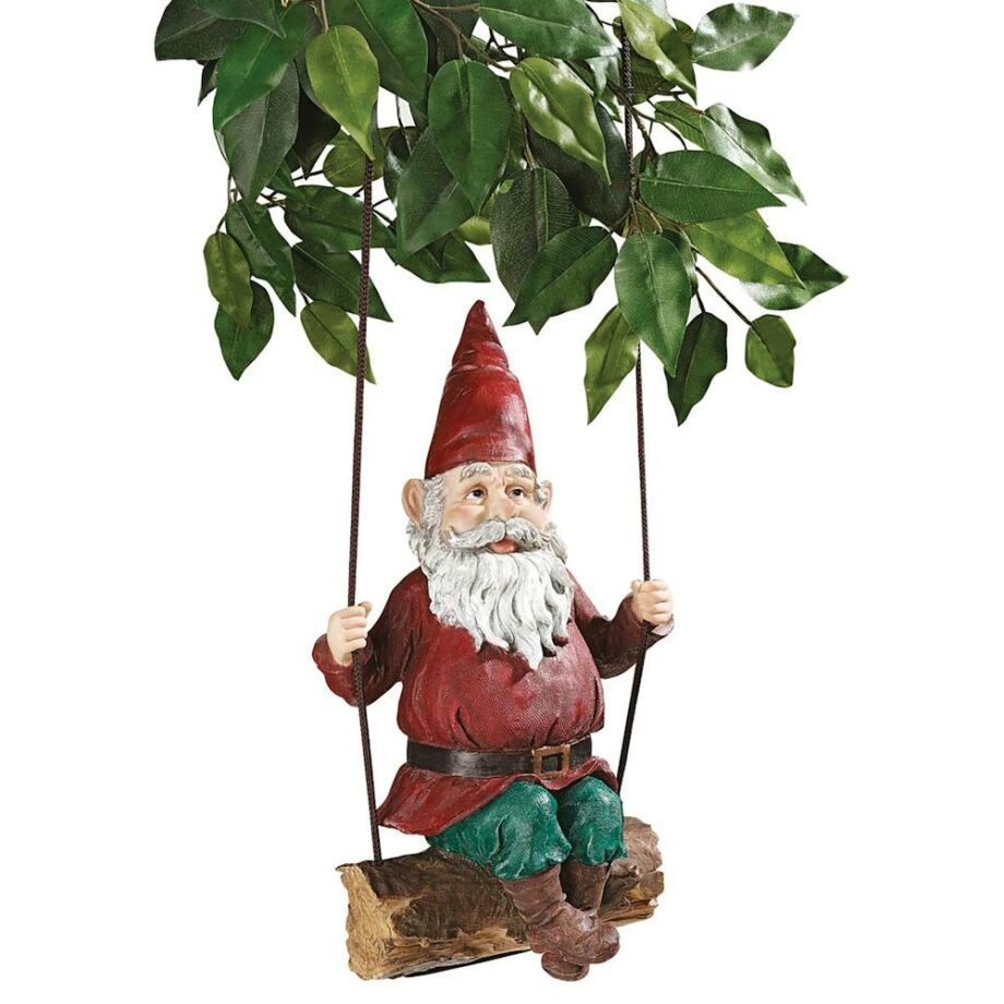 Sammy the Swinging Gnome Statue