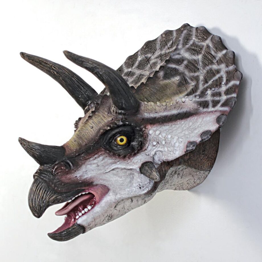 Scaled Triceratops Dinosaur Wall Trophy NE110081