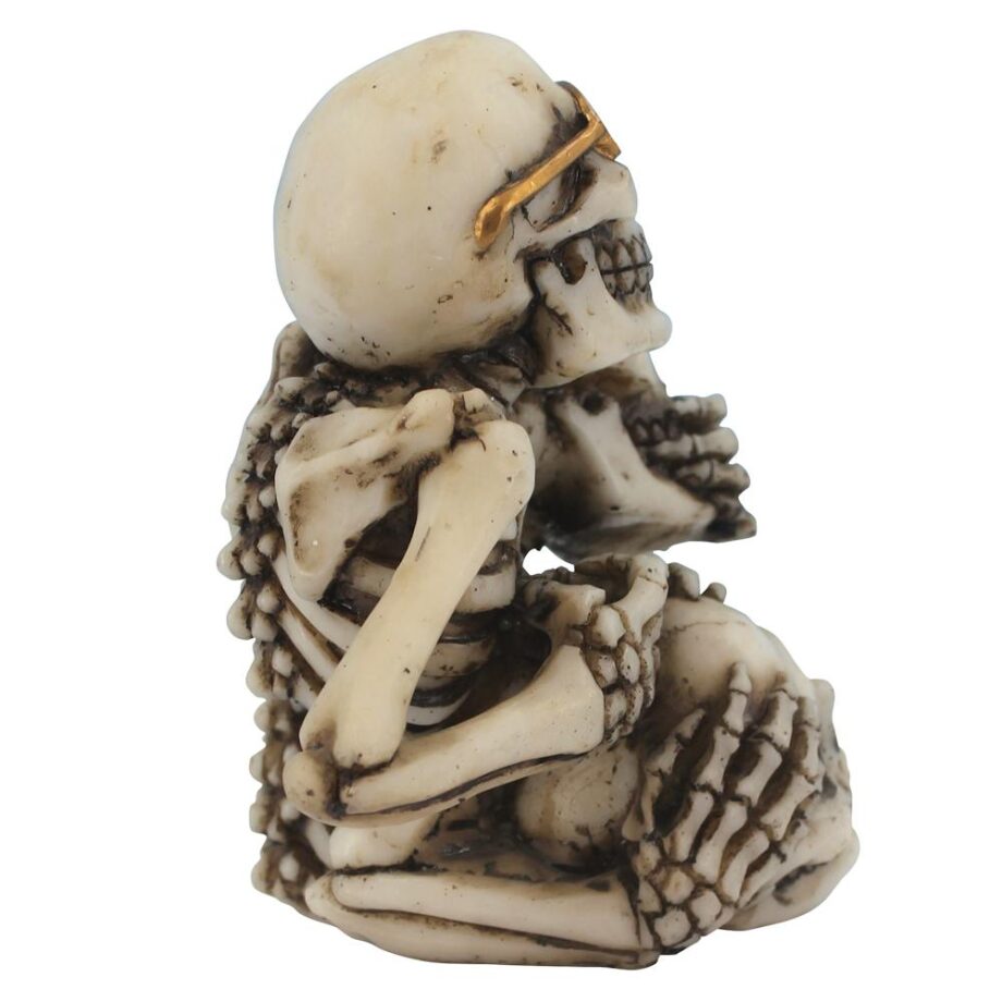 See, Hear, Speak No Evil Skeleton Buddies Pencil Holder