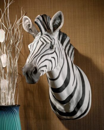 Serengeti Zebra Trophy Wall Sculpture JQ9095