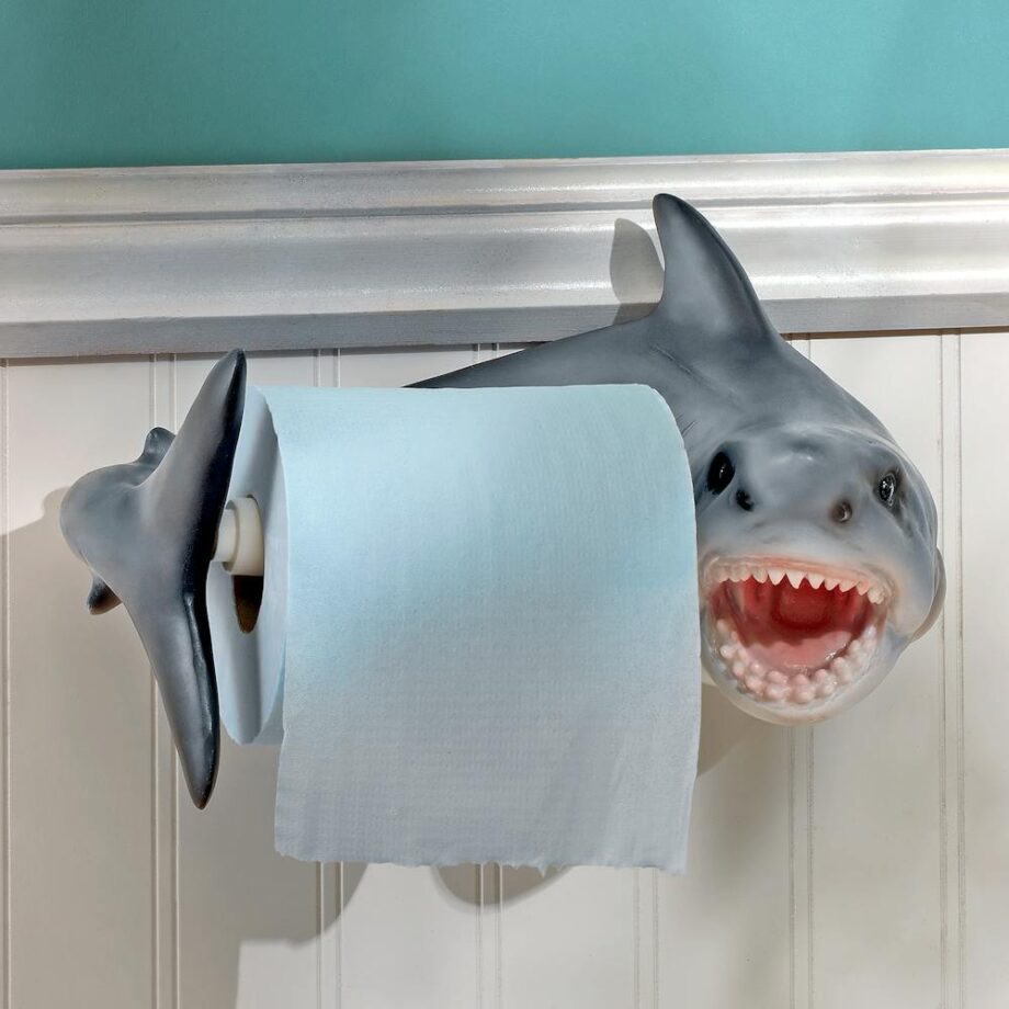 Shark Attack Bathroom Toilet Paper Holder JQ10199