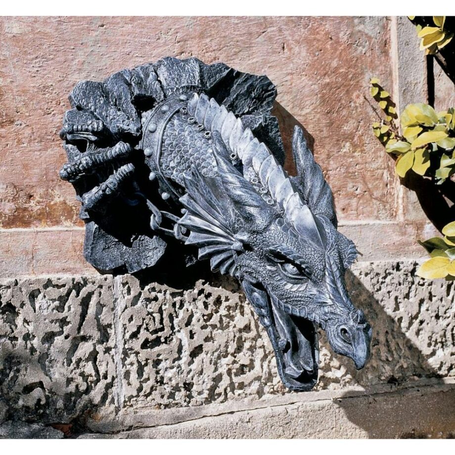 Sir Gawain's Gothic Dragon Wall Sculpture CL2633