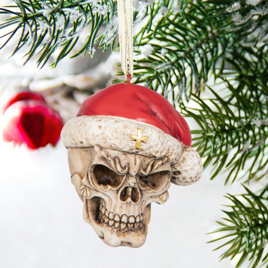 Skelly Claus II Holiday Skeleton Ornament QS23709