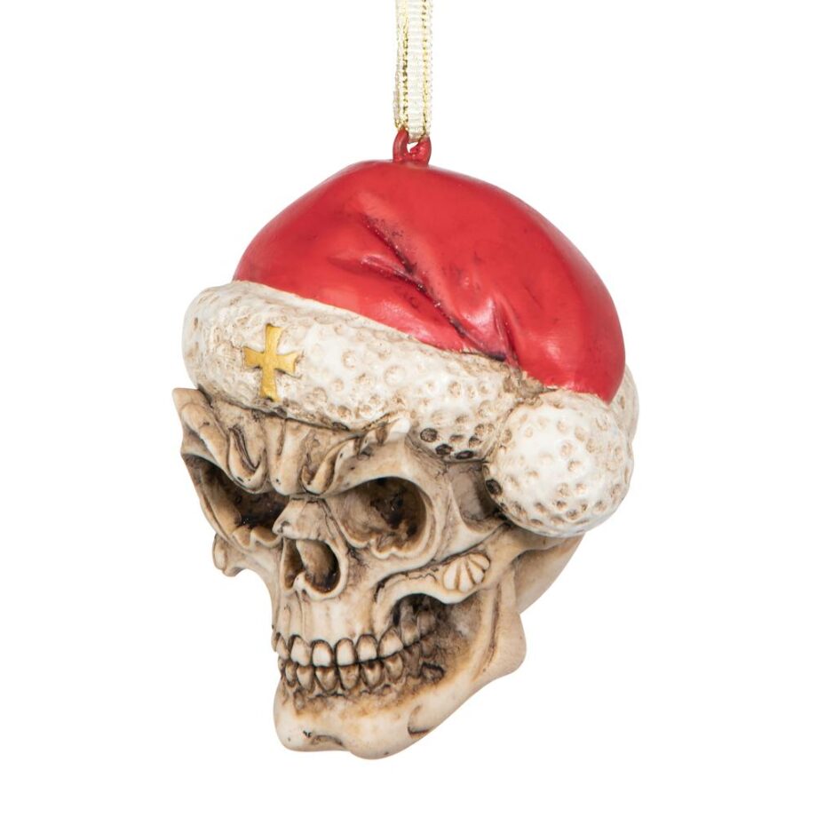 Skelly Claus II Holiday Skeleton Ornament