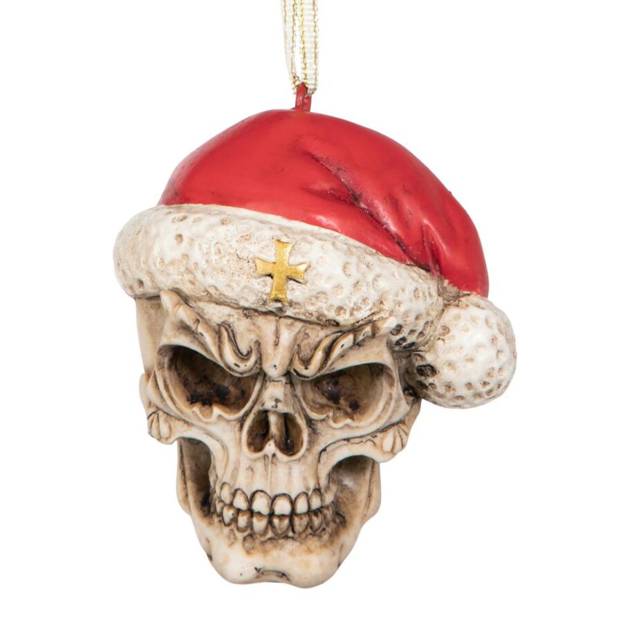 Skelly Claus II Holiday Skeleton Ornament