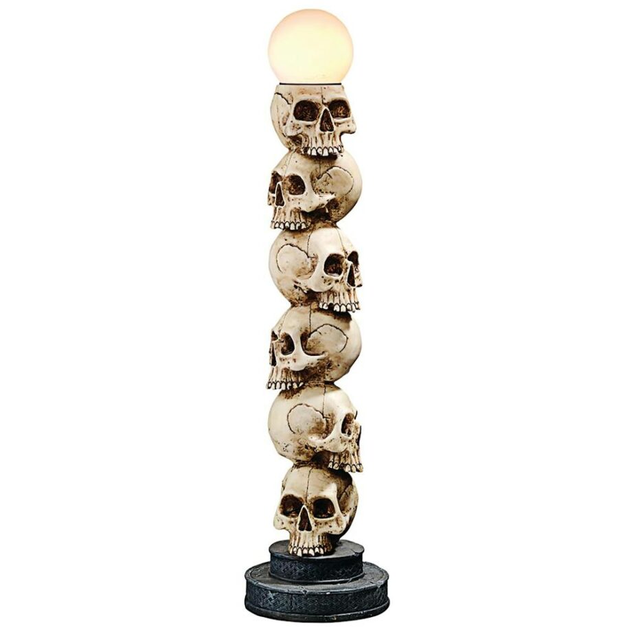 Skulls Spire Illuminated Statue