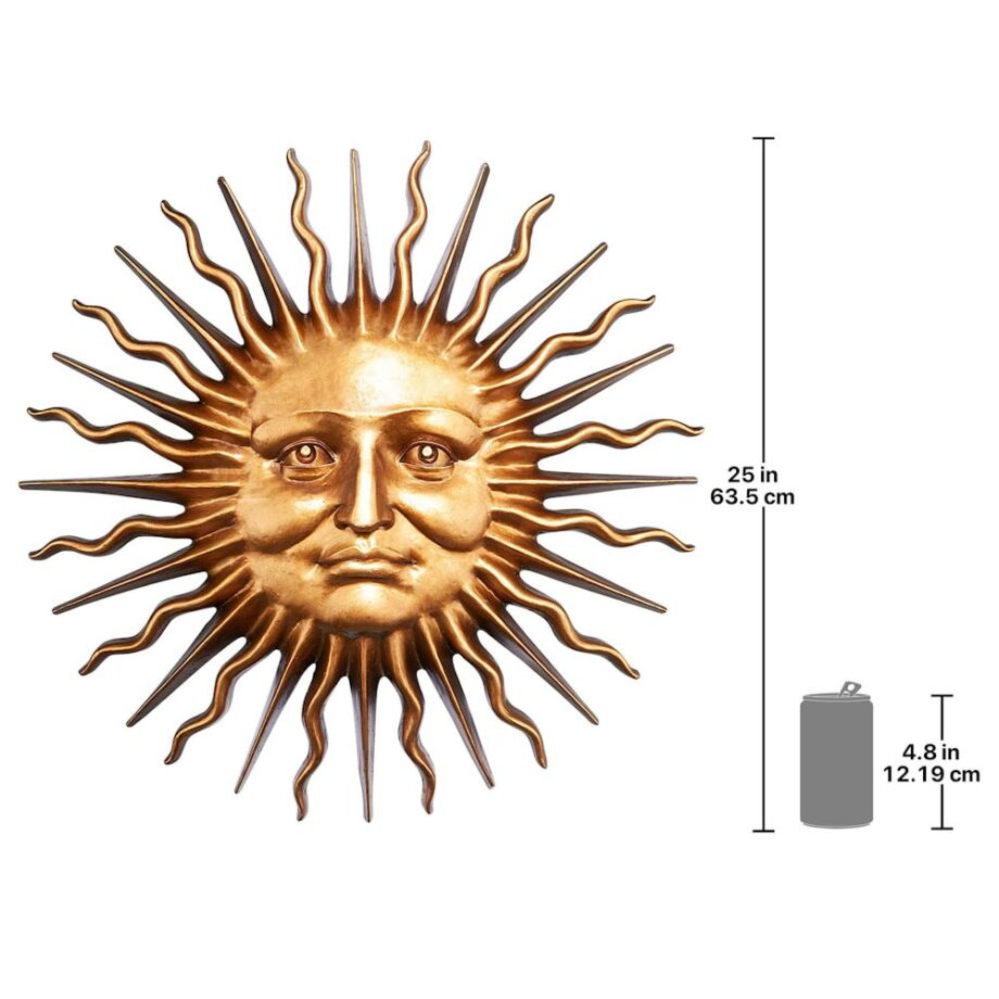 Sloane Square Sun Greenman Wall Sculpture