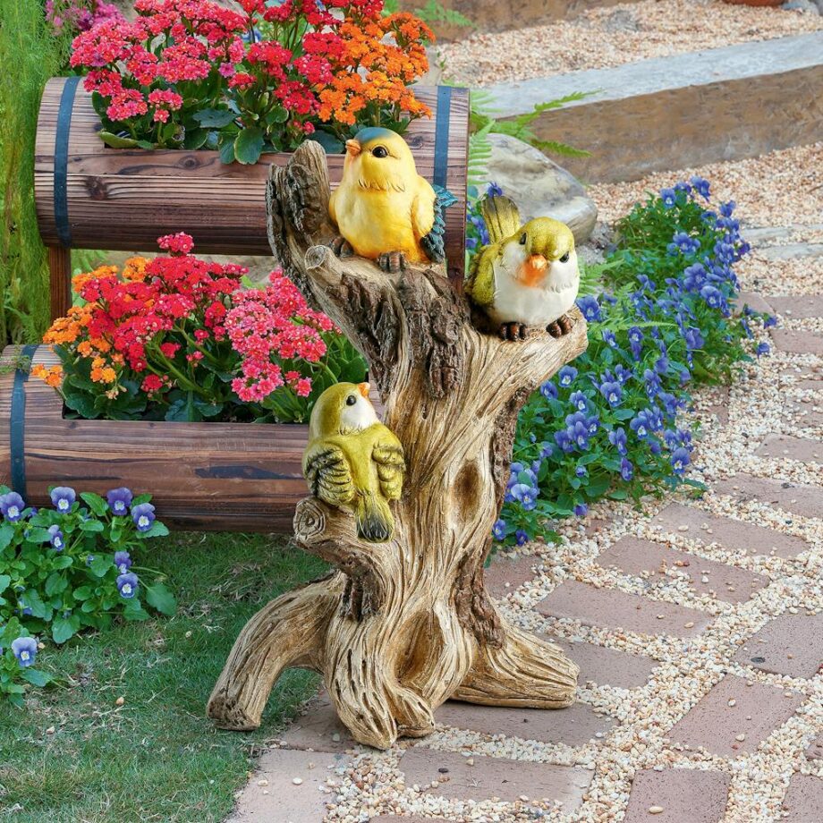 Springtime Serenade Garden Bird Statue HT217290